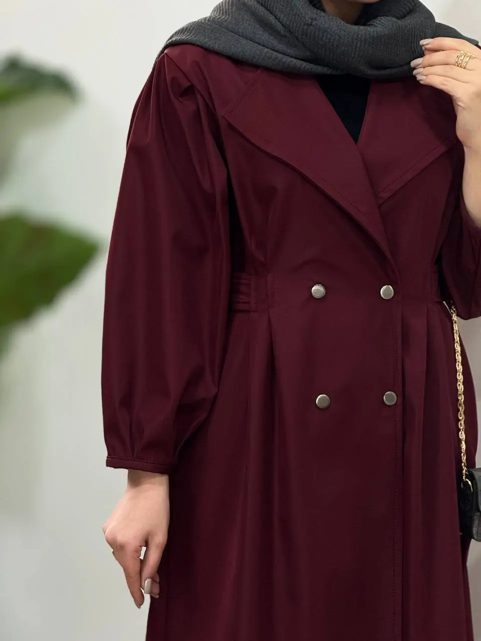 بارونی بلند ضد آب سمن